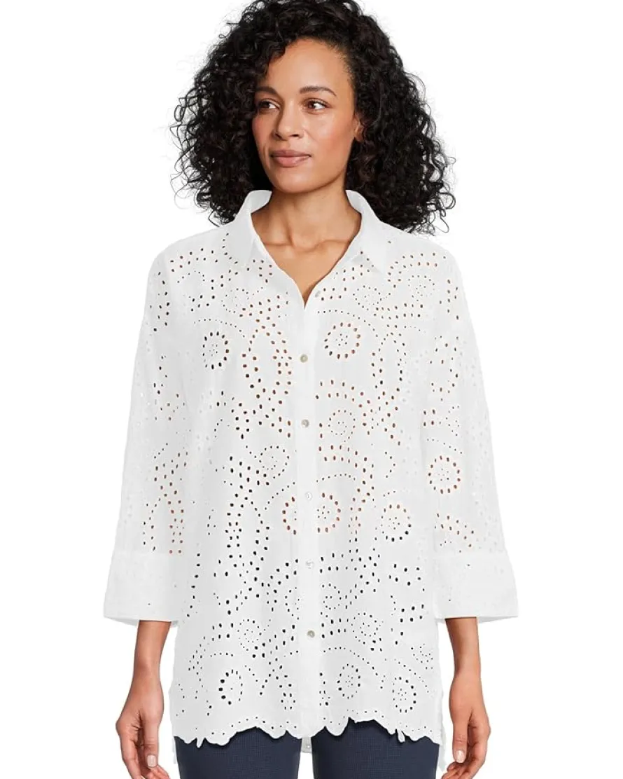 3/4 Sleeve Easy Lace Shirt