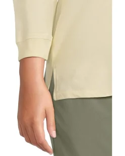 3/4 Sleeve Hi-Lo Tunic with Side Slits