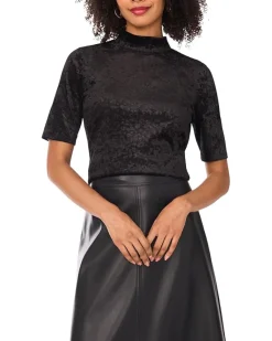 3/4 Sleeve Mockneck Top