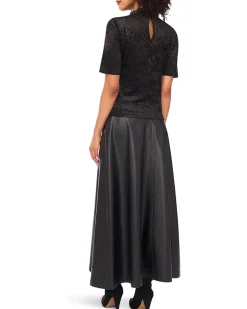 3/4 Sleeve Mockneck Top