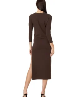 3/4 Sleeve Tailored Terry Gown