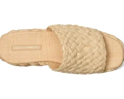 Aaron Platform Raffia Mule