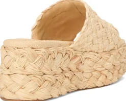 Aaron Platform Raffia Mule