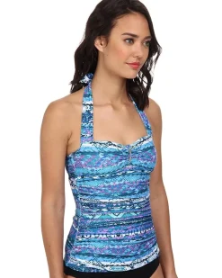 Adia Halter Tankini w/ Beads