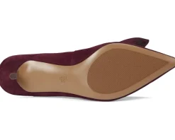 Adrienne Bow-Trim Suede Pumps