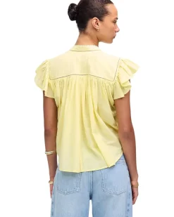 Alana Top In Cotton Viscose Voile