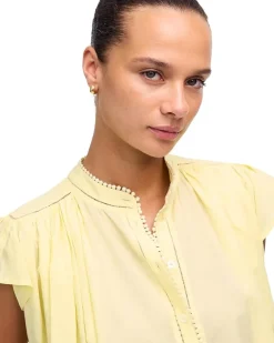 Alana Top In Cotton Viscose Voile