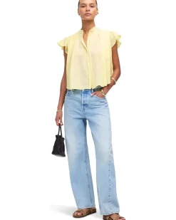 Alana Top In Cotton Viscose Voile