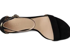 Allie Mid-Heel Suede Sandals