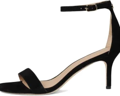 Allie Mid-Heel Suede Sandals