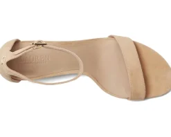 Allie Mid-Heel Suede Sandals