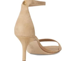 Allie Mid-Heel Suede Sandals