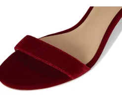 Allie Mid-Heel Velvet Sandals