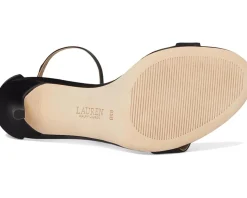 Allie Pave-Buckle Satin Sandals