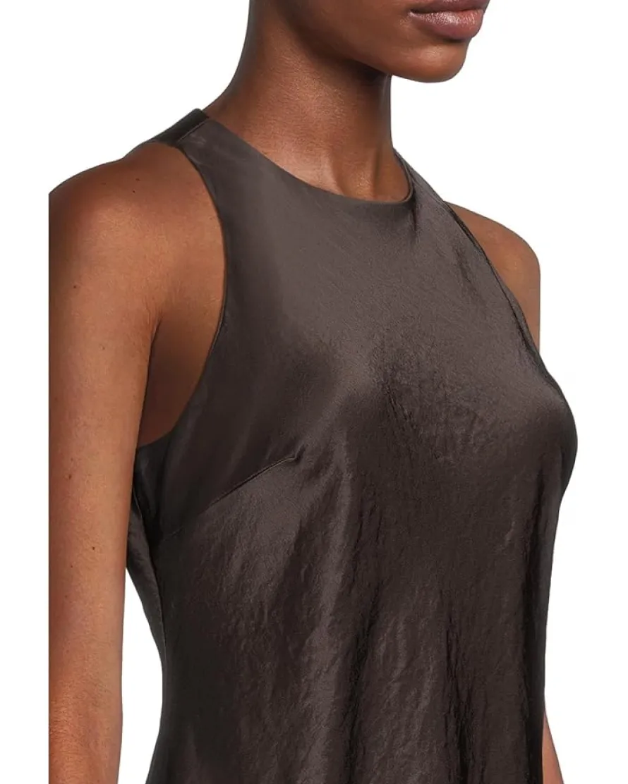 Ameera Dress -drapey Satin.