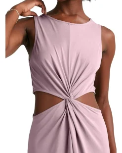 Around The World Front Twist Dress