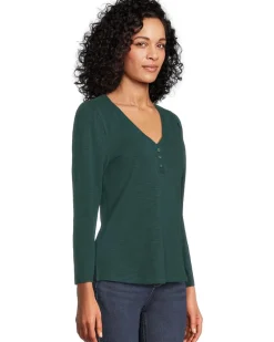 Ashby Isles Placket Puff Sleeve Top