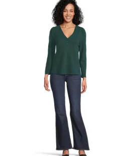 Ashby Isles Placket Puff Sleeve Top