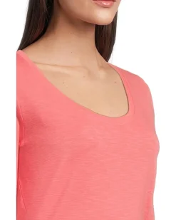 Ashby Isles Rib 3/4 Sleeve Scoop