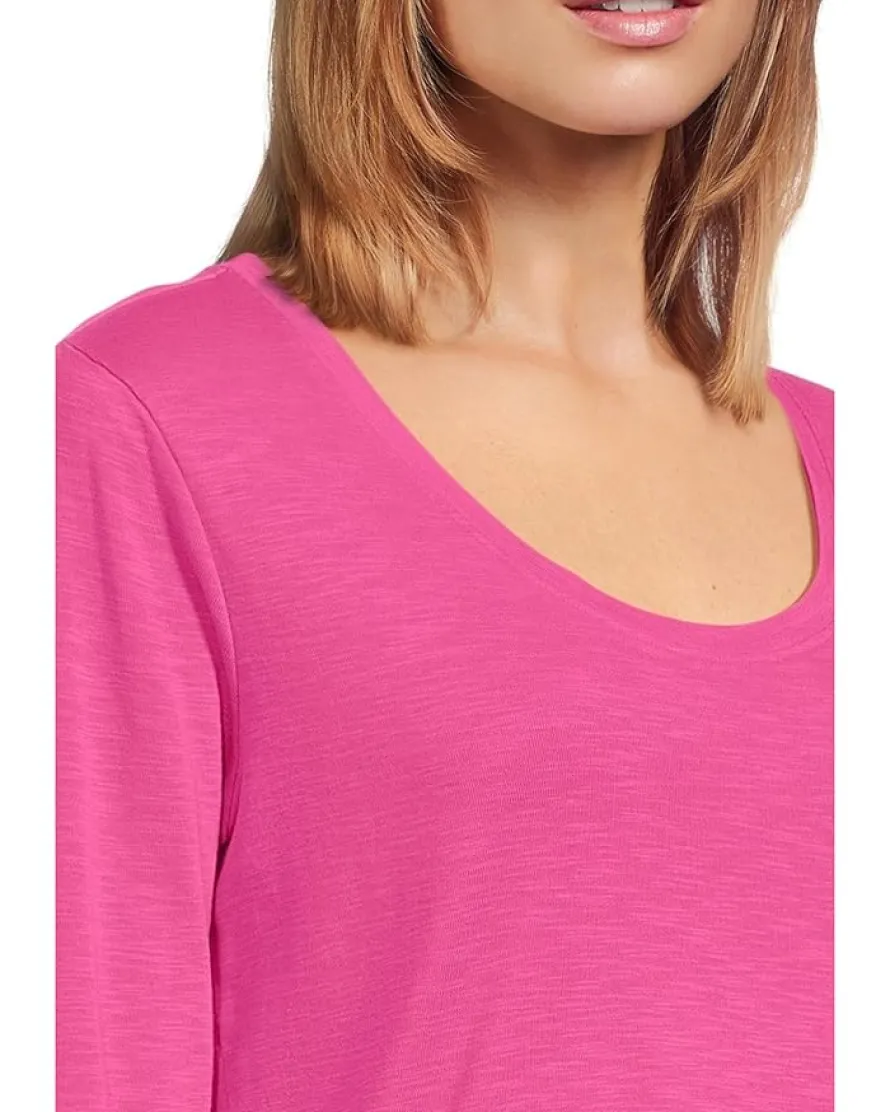 Ashby Isles Rib 3/4 Sleeve Scoop