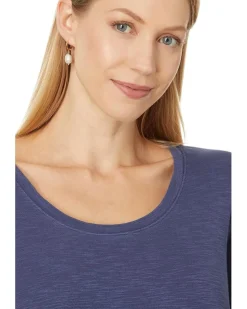 Ashby Isles Rib 3/4 Sleeve Scoop