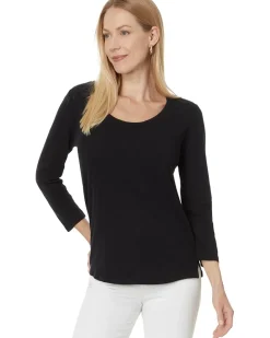 Ashby Isles Rib 3/4 Sleeve Scoop