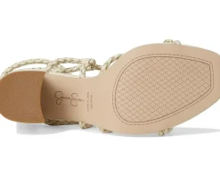 Azimma Braided Block Heel Sandals