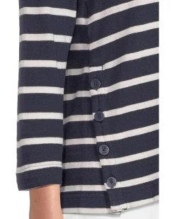 Bahama Bliss Stripe 3/4 Sleeve Top