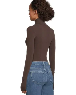 Ballet Body Turtleneck Bodysuit With Thumbholes