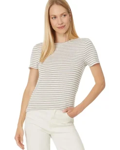 Bam boo Stripe Quarter Sleeve