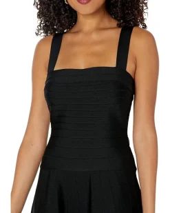 Bandage Drop Waist A-Line Dress