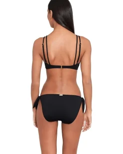 Beach Club Solid Double Strap Twist Underwire Bra