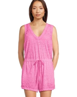 Beach Date Romper with pockets cover-up
