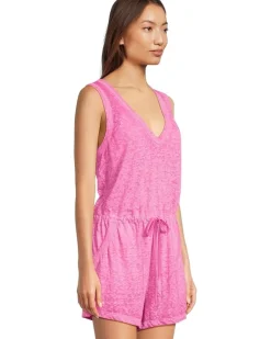 Beach Date Romper with pockets cover-up
