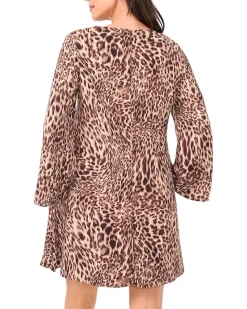 Bell Sleeve Mini A-Line Dress