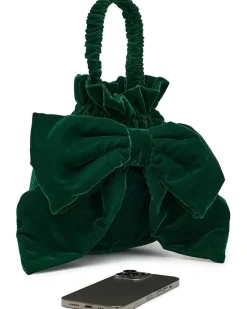 Belle Velvet Bow Bag