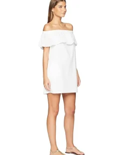 Belle-Air Off the Shoulder Ruffle Dress Cover-Up