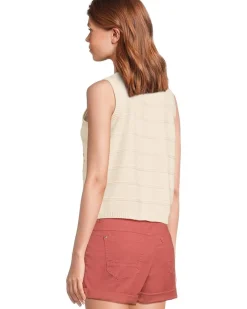 Bianca Crew Tank Embroidered