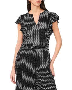 Blouse With Ruffle Sleeve