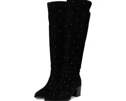 Borah Studded Knee High Boots
