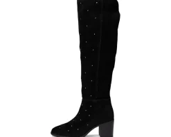 Borah Studded Knee High Boots