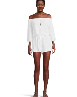 Breezy Basics Off The Shoulder Romper
