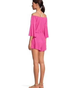 Breezy Basics Off The Shoulder Romper Cover-Up