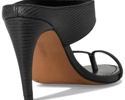 Brisa Toe Loop High Heel Mule Sandals