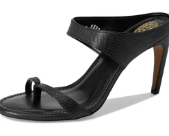 Brisa Toe Loop High Heel Mule Sandals