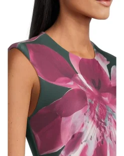 Cal Sleeve Floral Sheath