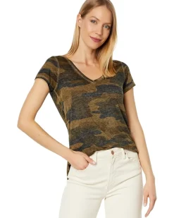 Camo Burnout Tee