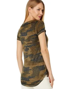 Camo Burnout Tee