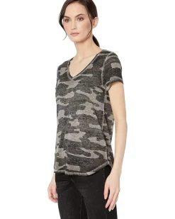 Camo Burnout Tee
