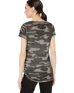 Camo Burnout Tee